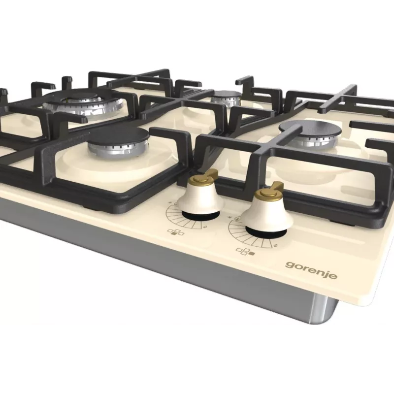 Gorenje GW6D42CLI hob Beige Built-in 60 cm Gas 4 zone(s)