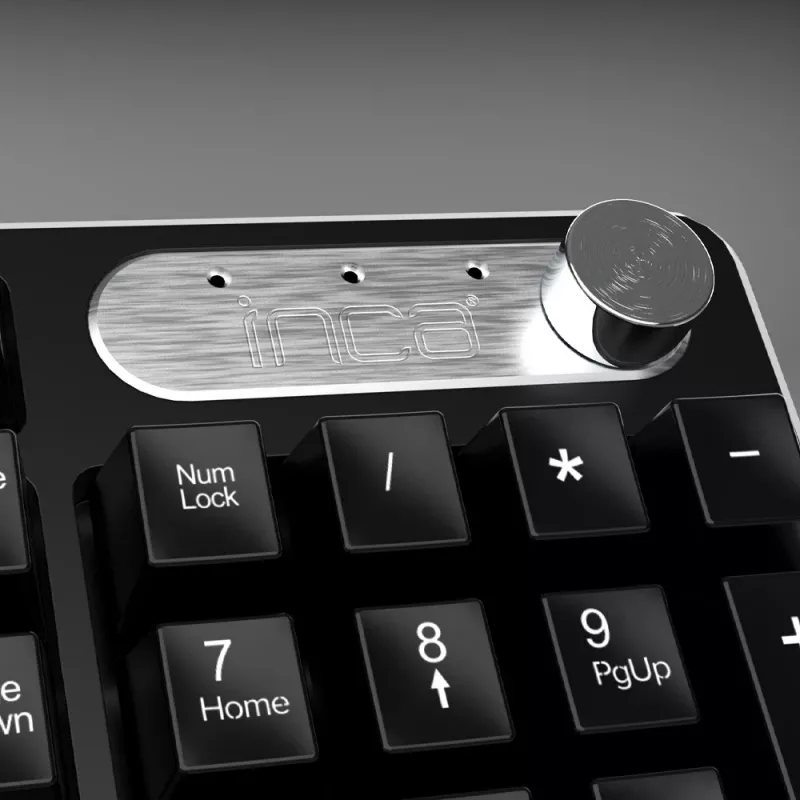 Inca IWS-549U Keyboard Mouse included Office RF Wireless USB QWERTY Turkish Black