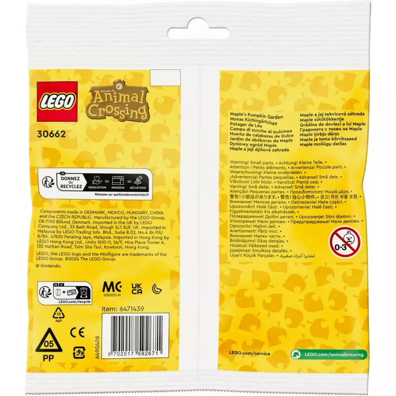 30662 Animal Crossing Monas Pumpkin Garden, Construction Toy Polybag