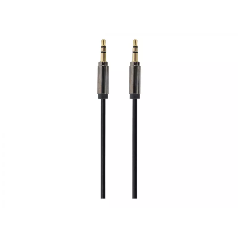 Gembird Cable CCAP-444-0.75M (Mini Jack M - Mini Jack M, 0,75m, Black Color) Audio-Cable 3.5mm Black (CCAP-444-0.75M)