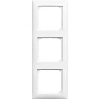 Wall plate / switch cover Busch-Jaeger 1725-0-1560, screwless design, white, 1-piece