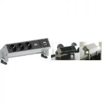 Power Extension Bachmann 3x Schuko 1x CAT6 1x USB3.0 1.5m