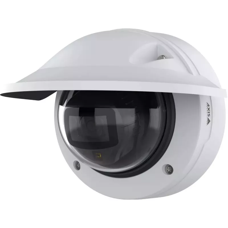 IP security camera Axis P3278-LVE — Dome, 3840×2160, Indoor & outdoor, Ceiling/wall mount, 1/1.8 inch CMOS, 0.03 lx, 103° H