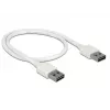USB Cable USB 2.0 DeLOCK 85192 0.5m White