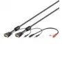 Wentronic SVGA Audio Cable - 3m - VGA (D-Sub) - VGA (D-Sub) - Black - Audio 3.5 mm (93969)