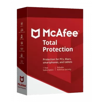 McAfee Total Protection - 10 devices / 1 Year, Global