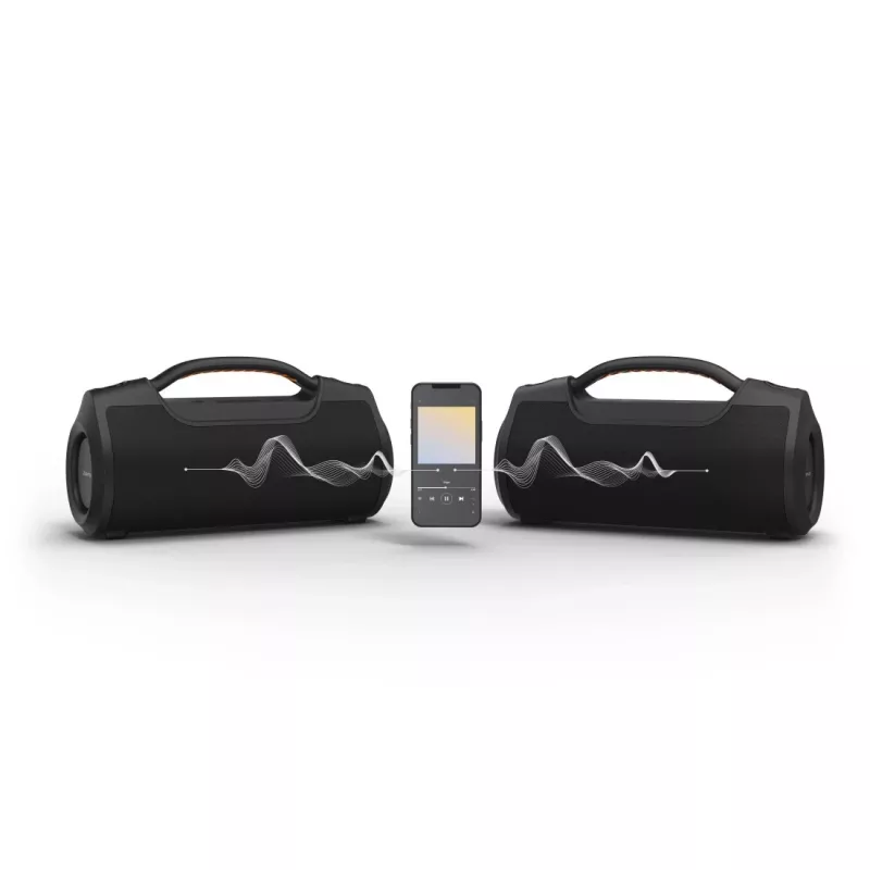 Soundbar HAMA Soundbarrel 2.0 black Bluetooth wireless — compact 2.0 channel