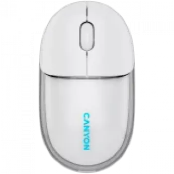 CANYON mouse OnClick 24 BT/ Wireless Transparent/White