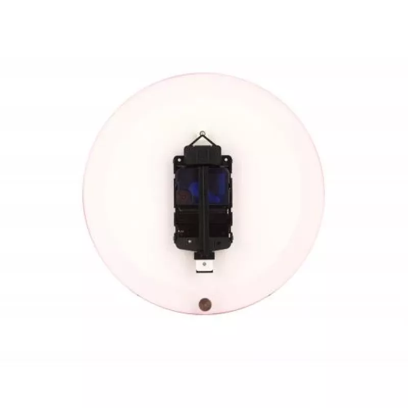 NeXtime klok 2615ro Focus, Ø25 cm, Wall, White/ Red