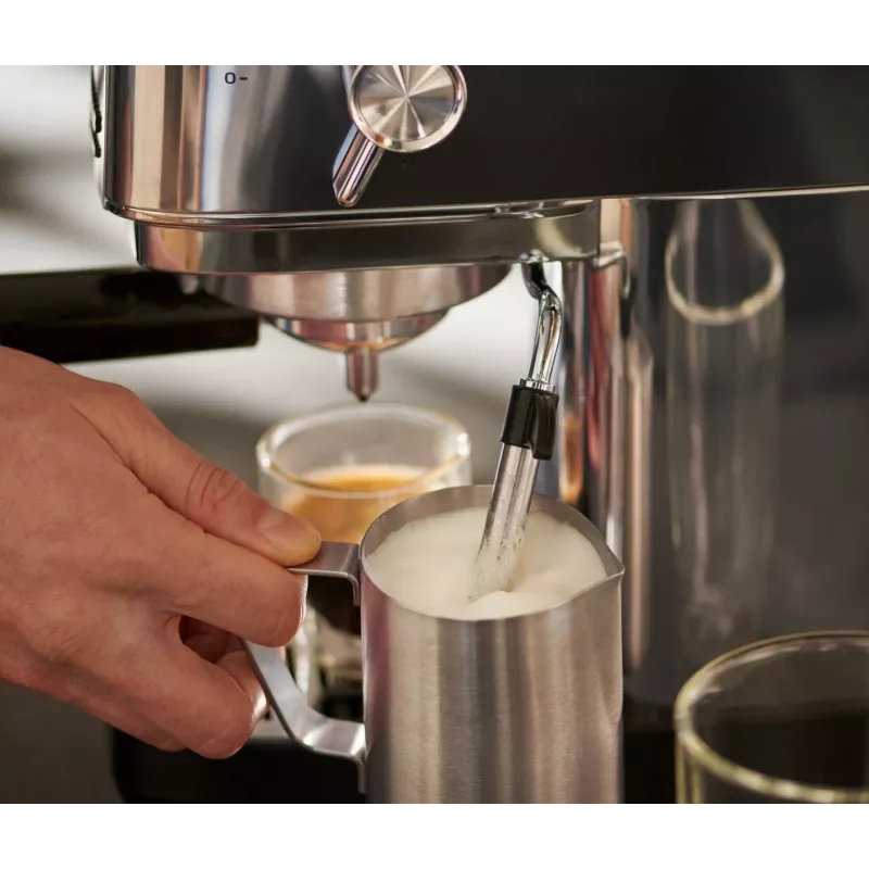 Pressure coffee machine Lapressa steel