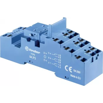 Finder Relay Socket 1 pc(s) 94.P3 Serie 55, Serie 86, Serie 094 55.32, 55.33, 8 (94.P3)