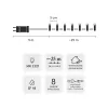 LED light strip set Extralink 500L cool white — length 3 m + 25 m in/out