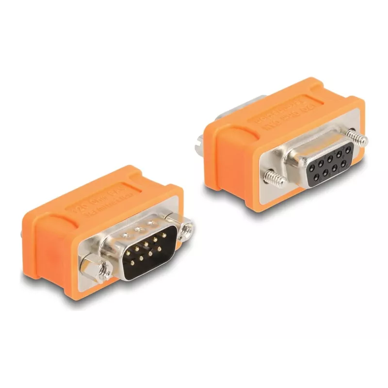 DeLOCK D-Sub 9 CAN Bus Adapter 120 ohms resistor Orange