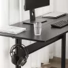 Ergo Office Table Table with Top, Gas Spring, Height Adjustable, for Standing Seated Work, Max Height 115cm, ER