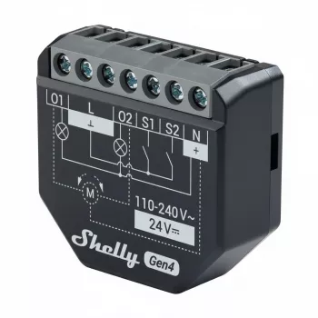 Set of 2 Shelly 2PM Gen4 Zigbee/Matter Controllers