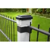 GB128 LED solar lamp fence post garden light, Black - Green Blue
