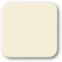 Wall plate cover Busch‑Jaeger 2506-212 Beige, screwless, 54×54 mm