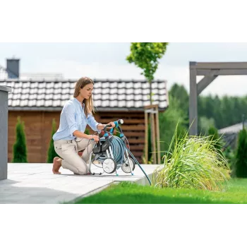Metal hose cart Cellfast EXPLORER 60m 1/2 inch – for 60 m of 1/2 inch garden hose