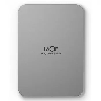 External Hard Drive LaCie Mobile Drive 2022 5TB USB Type-C Silver