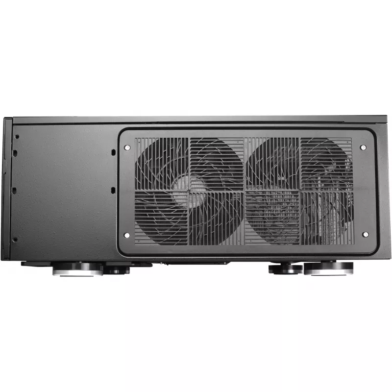 SilverStone Grandia GD08 - Desktop - SSI EEB - without Power Supply - Black - USB/Audio