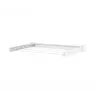 Wall-mounted rack Leifheit Telegant 30 Protect White, width 720 mm, depth 370 mm, 3 m line