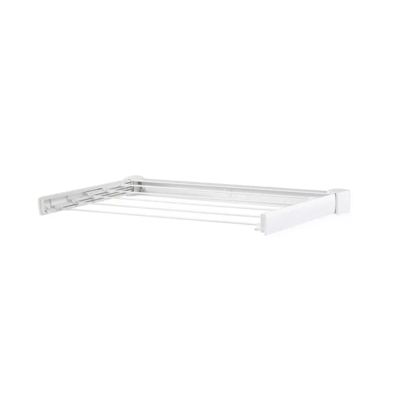 Wall-mounted rack Leifheit Telegant 30 Protect White, width 720 mm, depth 370 mm, 3 m line