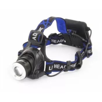 Headband flashlight ESPERANZA EOT005 — LED Cree T6, 3W, 600 lm, AA x2, aluminium housing, waterproof, shockproof, adjustable headband