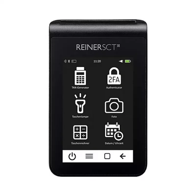 Card reader ReinerSCT tanJack deluxe Black TFT, model 2708200-000, weight 220 kg
