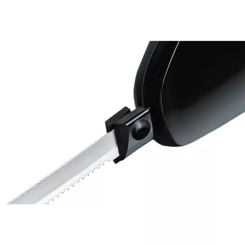 Electric knife Rommelsbacher EM 150 120 W — stainless steel blades, usable blade length 15 cm, black