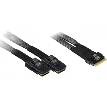 SAS Cable Inter-Tech 88885641 Black High-Quality Data Transfer