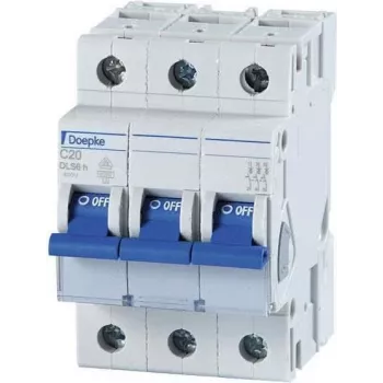 DOEPKE Circuit Breaker C32A DLS-6H-C32-3-6-KA 6kA 3-pin 400V C-Characteristic DLS-6H-C32-3-6-KA (09914296)