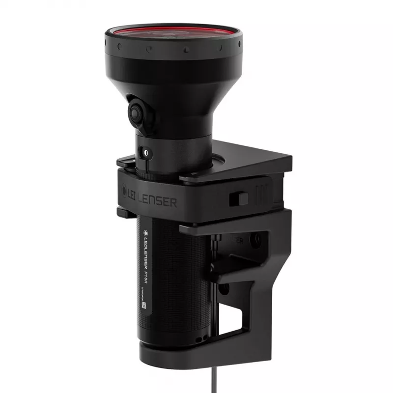 Handheld flashlight Ledlenser P18R Black, rechargeable 1000 lm, IP68, 600 m beam, 18650 battery