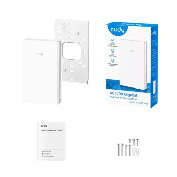 Cudy Punto Di Accesso Da Wall AC1200 Gigabit, Access Point