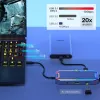 USB hub Unitek uHUB S7+ — wired USB 3.2 Gen 2 Type-C, 100 W PD, Gigabit Ethernet, 4K support, Space Grey