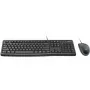 Desktop MK120, wired, USB, QWERTZ, black, mouse included