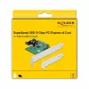 DeLOCK PCI Express x4 Card to 1 x internal USB 3.2 Gen 2 key B 20 pin female