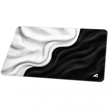 Sharkoon SKILLER SGP35 D1 gaming mouse pad, black/white, size M
