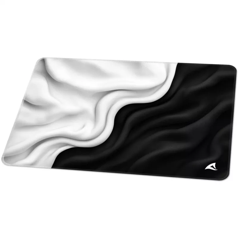 Sharkoon SKILLER SGP35 D1 gaming mouse pad, black/white, size M