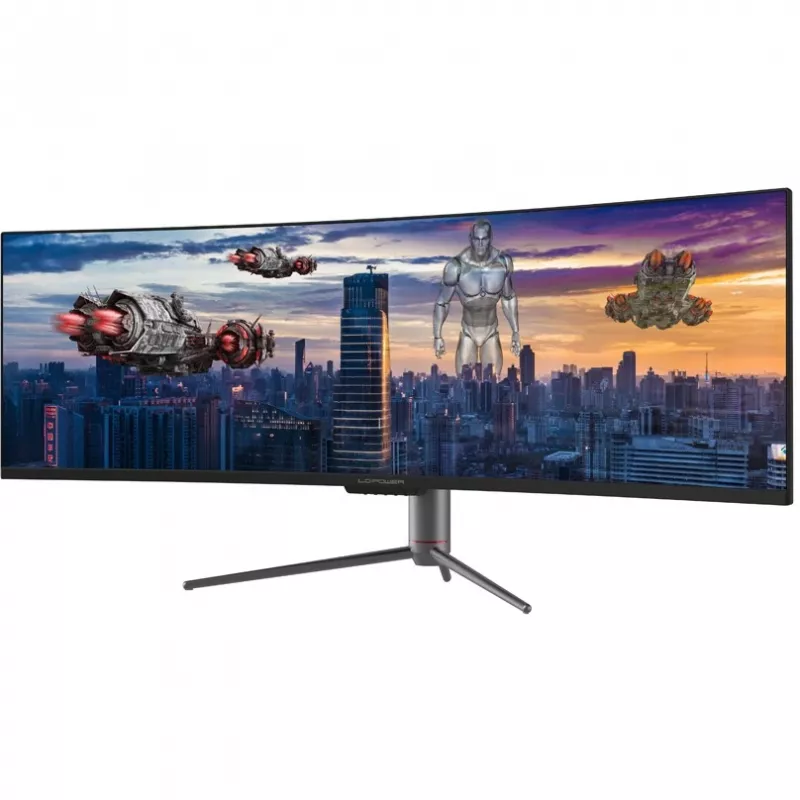 LC-Power LC-M49-DQHD-120-C-Q LED display 124,5 cm (49 ) 5120 x 1440 Pixel UltraWide Quad HD QLED Black (LC-M49-DQHD-120-C-Q)