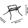Transport and work table Bosch GTA 571 Professional for table saws GTS 70-216 and GTS 18V-70 (black)