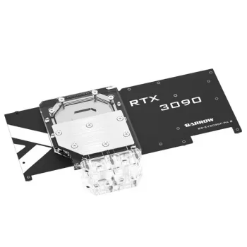 Backplate for GPU Barrow Aktive Backplate RTX 3080/3090 FTW3 RGB Acryl (BS-EV3090F-PA B)