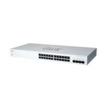 Managed L2 Gigabit Ethernet Switch Cisco CBS220-24T-4G — 24x 10/100/1000 RJ-45, 4x SFP, 1U, 56 Gbit/s