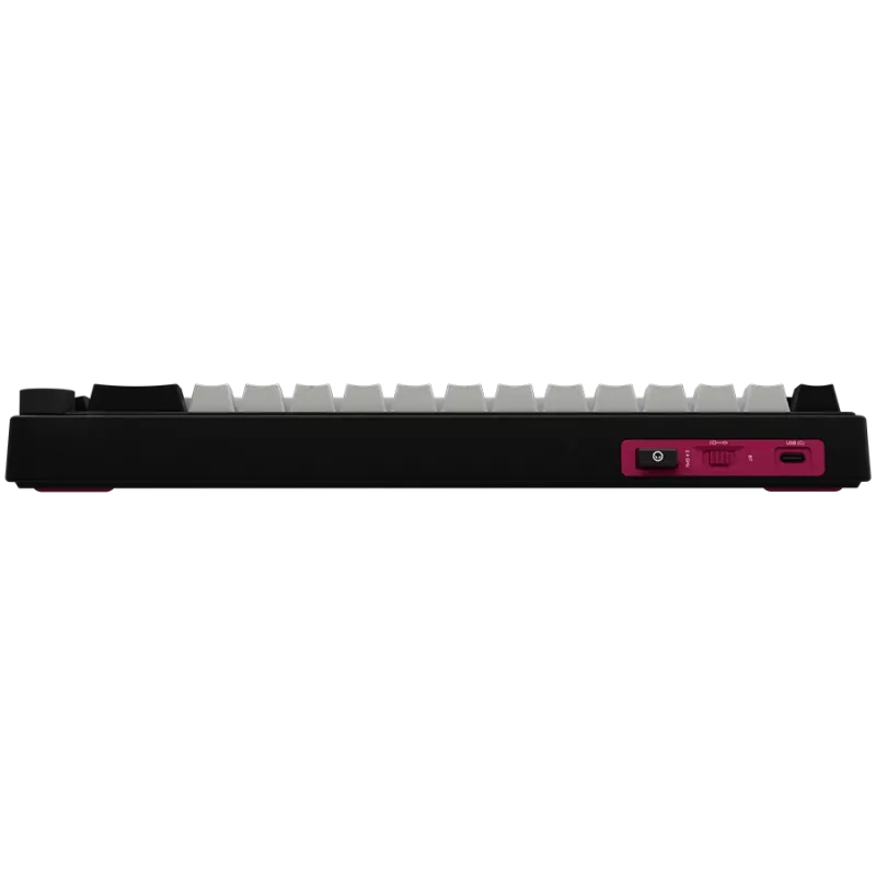 LORGAR KBP70MW, Wireless 65% Mechanical Gaming Keyboard Pro, Black/red, EN layout