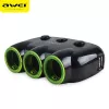 Car Cigarette Lighter Adapter Awei C-35 for 12V and 24V Power Outlets