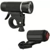 Bicycle LED Light Set FISCHER ALU 30/15 Lux — front 30 lx / rear 15 lx, aluminum housing, up to 50,000 h lifetime