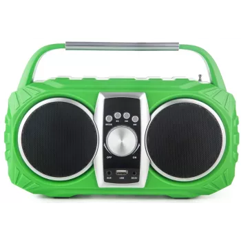 Radio clock PRIME3 Prime3 APR71GR Neon — alarm clock with FM radio and LED display