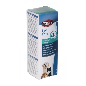 Eyewash Trixie 50 ml for cats and dogs — saline eye rinse solution, 50 ml