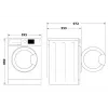 Washing machine INDESIT MTWA71252WPL 7 kg, front-loading, Energy class E