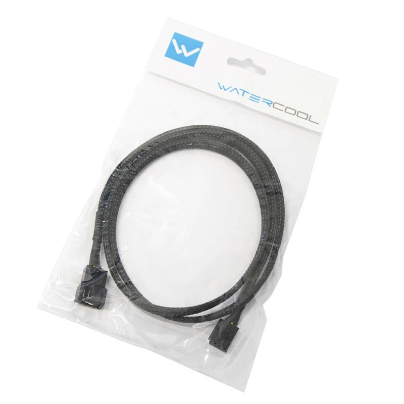Watercool 4-Pin PWM Extension, black - 90cm