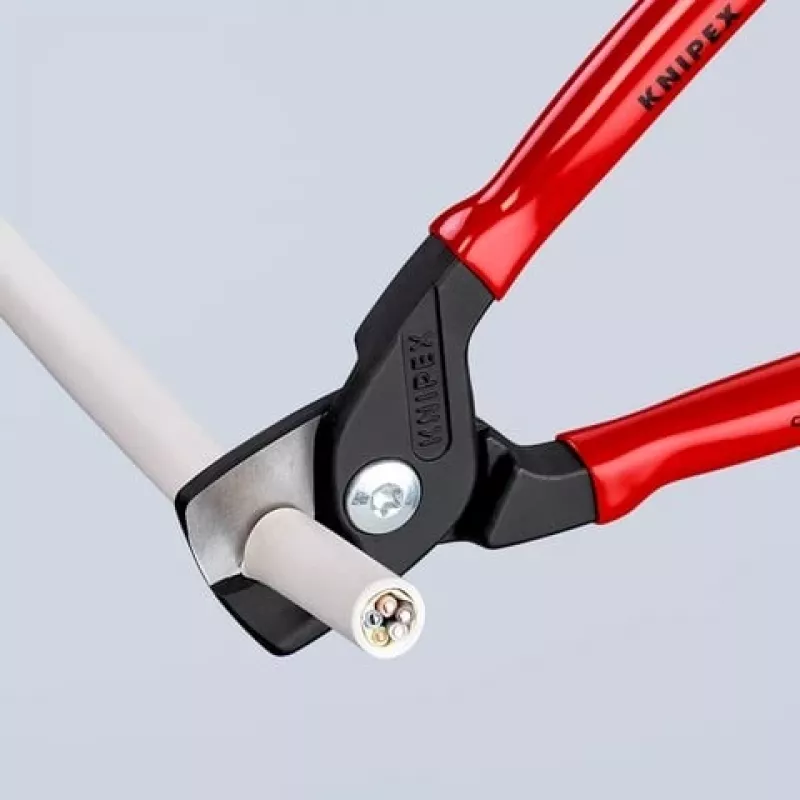 Cable shears Knipex 95 11 160 — 160 mm cutting capacity, ergonomic handles